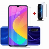 Lens Protective Film + Glass Screen Protector for Xiaomi Mi 9 Lite/A3 Lite/CC9