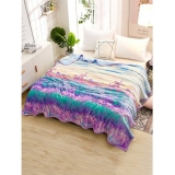 Flower Field Pattern Soft Warm Blanket