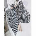 Houndstooth Jacquard Knitted Blanket