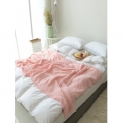 Solid Color Jacquard Knitted Blanket