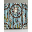 Dream Catcher Print Waterproof Bathroom Shower Curtain