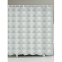 Ombre Geometric Print Waterproof Bathroom Shower Curtain