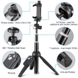 Selfie Stick Shooting Tripod 40-Inch Wireless Remote and Tripod Stand Monopod for iPhone