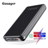 Essager 30000mAh Power Bank Quick Charge 3.0 PD QC3.0 USB C 30000 mah For Xiaomi External Battery