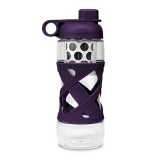 Aquasana Plastic Filter Bottle with Sleeve – Plum